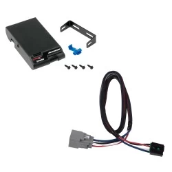 Trailer Brake Control for 20-24 Jeep Gladiator 18-24 Wrangler JL New Body Style w/ Plug Play Wiring Adapter Draw-Tite Activator Eletric Trailer Brakes Module Box Controller