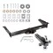 Trailer Tow Hitch Receiver For 75-14 Ford E150 E250 E350 Van w/Tri-Ball Triple Ball 1-7/8" 2" 2-5/16"