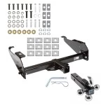 Custom Fit Trailer Hitch Tri-Ball Trailer Hitch Ball Mount w/ Pin/Clip 51016 7031400 63240 Pro Series Trailer Tow Hitch Receiver MultiFit 6K Class IV Chevy GMC C/Kd F Series Dodge Ram w/Tri-Ball Triple Ball 1-7/8" 2" 2-5/16" 63 64 65 66 67 Trailer Tow Hitch Receiver For MultiFit 6K Class IV For Chevy GMC C/K Ford F Series Dodge Ram w/Tri-Ball Triple Ball 1-7/8" 2" 2-5/16"