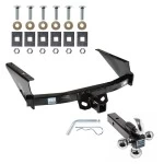 Trailer Tow Hitch Receiver For 97-03 Ford F-150 2004 Heritage 97-99 F-250 w/Tri-Ball Triple Ball 1-7/8" 2" 2-5/16"