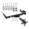 Trailer Tow Hitch Receiver For 96-24 Chevy Express GMC Savana Van w/Tri-Ball Triple Ball 1-7/8" 2" 2-5/16"
