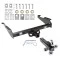 Trailer Tow Hitch Receiver For 94-02 Dodge Ram Full Size Pickup w/Tri-Ball Triple Ball 1-7/8" 2" 2-5/16"
