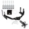 Trailer Tow Hitch Receiver For 04-05 Ford F-150 All Styles 2006 Lincoln Mark LT w/Tri-Ball Triple Ball 1-7/8" 2" 2-5/16"