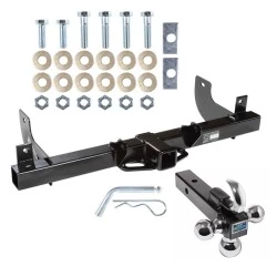Trailer Tow Hitch Receiver For 06-08 Ford F-150 Lincoln Mark LT w/Tri-Ball Triple Ball 1-7/8" 2" 2-5/16"