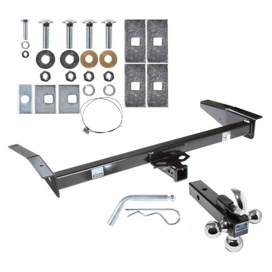 Trailer Tow Hitch Receiver For 79-11 Ford LTD Crown Victoria Lincoln Town Car Marquis w/Tri-Ball Triple Ball 1-7/8" 2" 2-5/16"