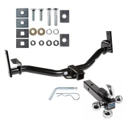 Trailer Tow Hitch Receiver For 01-05 Ford Explorer Sport Trac All Models w/Tri-Ball Triple Ball 1-7/8" 2" 2-5/16"