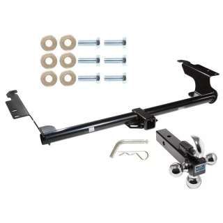 Trailer Tow Hitch Receiver For 99-17 Honda Odyssey w/Tri-Ball Triple Ball 1-7/8" 2" 2-5/16"