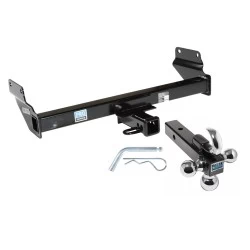 Trailer Tow Hitch Receiver For 11-21 Jeep Grand Cherokee WK2 w/Tri-Ball Triple Ball 1-7/8" 2" 2-5/16"