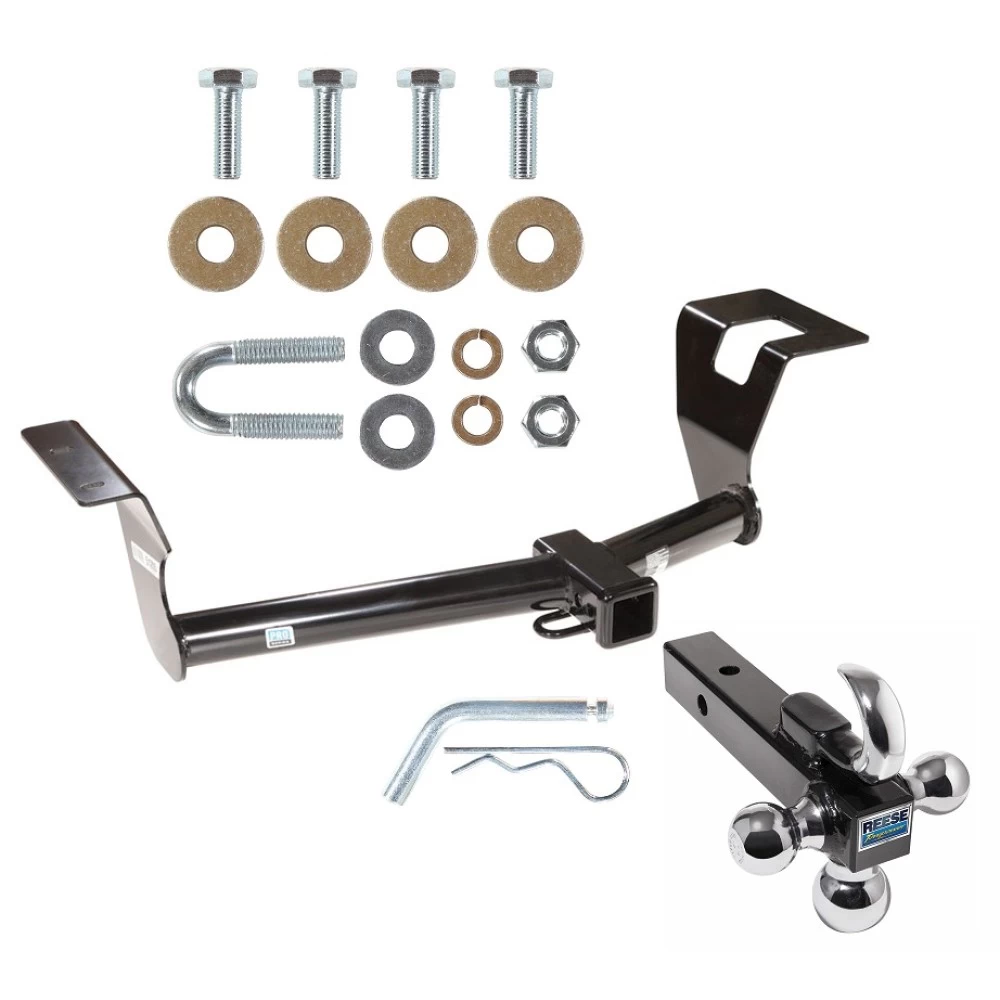 Custom Fit Trailer Hitch Tri-Ball Trailer Hitch Ball Mount w/ Pin/Clip 51205 7031400 63240 Pro Series Trailer Tow Hitch Receiver 2007-2011 Honda CRV CR-V w/Tri-Ball Triple Ball 1-7/8" 2" 2-5/16" 07 08 09 10 11 2007 2008 2009 2010 2011 Trailer Tow Hitch Receiver For 2007-2011 Honda CRV CR-V w/Tri-Ball Triple Ball 1-7/8" 2" 2-5/16"