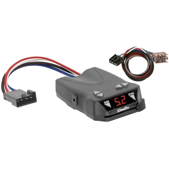 Trailer Brake Control for 03-07 Chevy Silverado 1500 2500 3500 03-04 Chevy Silverado 2500 w/ Plug Play Wiring Adapter Draw-Tite Activator Electric Trailer Brakes Module Box Controller 1-4 Axle
