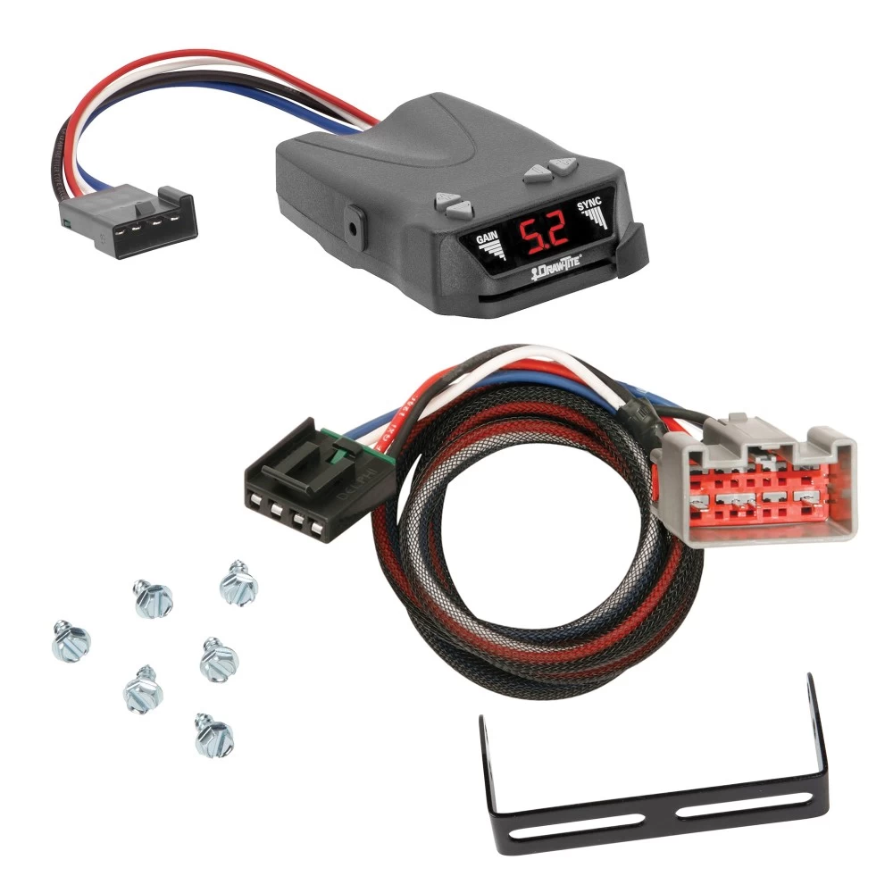 Trailer Brake Control for 10-19 Forest River Forester Lexington Sunseeker Fleetwood Jamboree Searcher Sport Tioga Montara Ranger Draw-Tite Activator Electric Trailer Brakes Module Box Controller 1-4 Axle