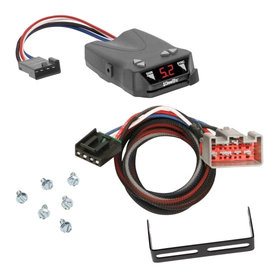 Trailer Brake Control for 10-19 Forest River Forester Lexington Sunseeker Fleetwood Jamboree Searcher Sport Tioga Montara Ranger Draw-Tite Activator Electric Trailer Brakes Module Box Controller 1-4 Axle