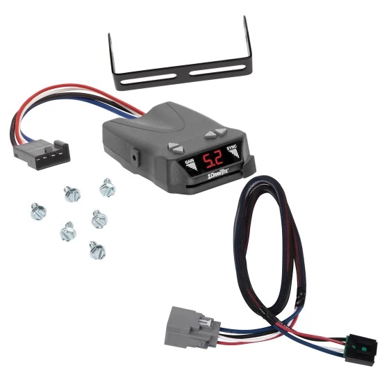 Trailer Brake Control For 20-25 Jeep Gladiator 18-25 Wrangler JL Draw-Tite Activator Electric Trailer Brakes Module Box Controller 1-4 Axle