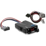 Trailer Brake Control for 13-14 Dodge Ram 1500 2500 3500 4500 5500 w/ Plug Play Wiring Adapter I-Command Draw-Tite Electric Proportional Trailer Brakes Module Box Controller