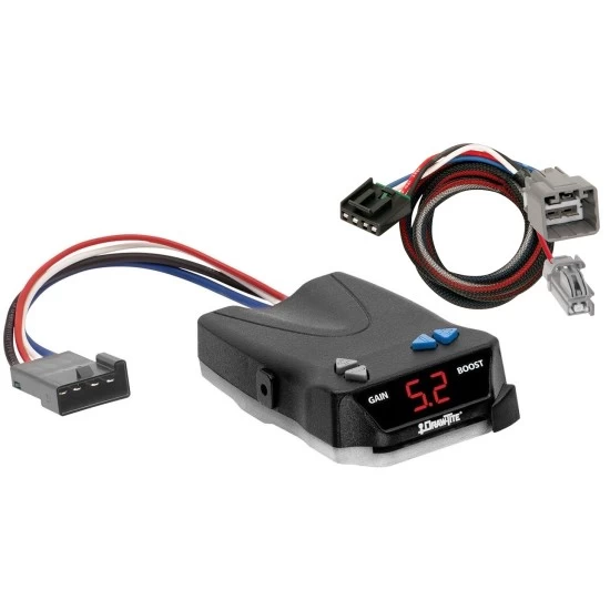 Trailer Brake Control for 13-14 Dodge Ram 1500 2500 3500 4500 5500 w/ Plug Play Wiring Adapter I-Command Draw-Tite Electric Proportional Trailer Brakes Module Box Controller
