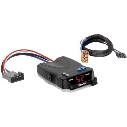 Trailer Brake Control for 99-02 Chevy Silverado GMC Sierra 1500 2500 LD 01-02 1500 HD 2500 HD 3500 w/ Plug Play Wiring Adapter I-Command Draw-Tite Electric Proportional Trailer Brakes Module Box Controller