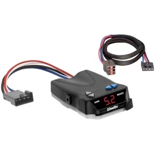 Trailer Brake Control for 99-04 Ford F-250 F-350 F-450 F550 w/ Plug Play Wiring Adapter I-Command Draw-Tite Electric Proportional Trailer Brakes Module Box Controller