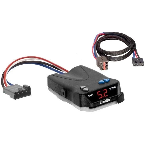 Trailer Brake Control for 99-04 Ford F-250 F-350 F-450 F550 w/ Plug Play Wiring Adapter I-Command Draw-Tite Electric Proportional Trailer Brakes Module Box Controller