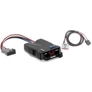 Trailer Brake Control for 19-23 Chevy Silverado GMC Sierra 1500 20-23 2500 3500 HD w/ Plug Play Wiring Adapter I-Command Draw-Tite Electric Proportional Trailer Brakes Module Box Controller