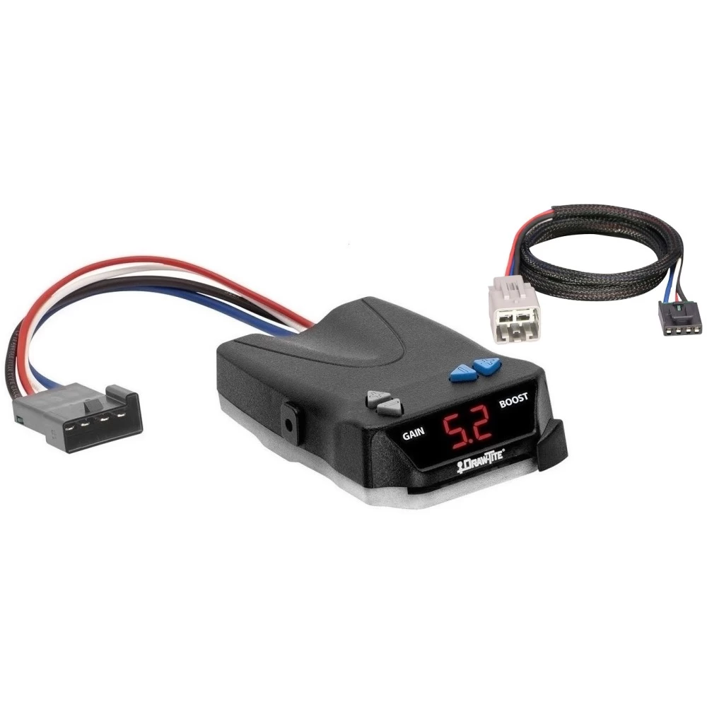 Trailer Brake Control for 05-07 F-250 350 450 550 Super Duty w/ Plug Play Wiring Adapter I-Command Draw-Tite Electric Proportional Trailer Brakes Module Box Controller