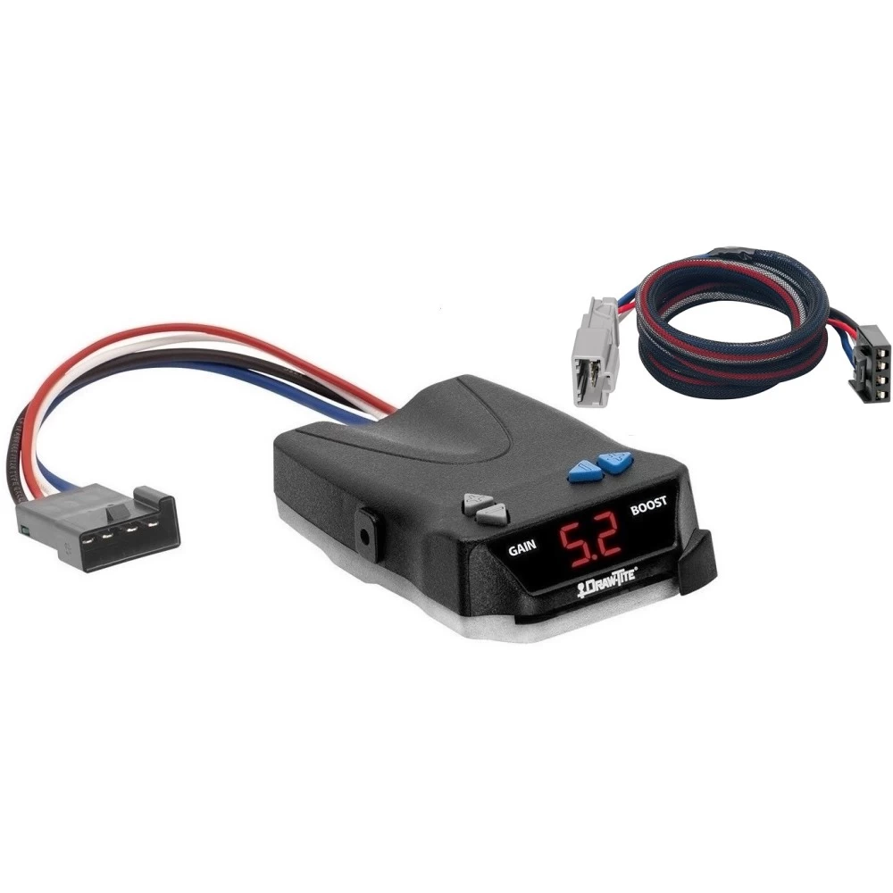 Trailer Brake Control for 16-25 Honda Pilot 19-25 Passport w/ Plug Play Wiring Adapter I-Command Draw-Tite Electric Proportional Trailer Brakes Module Box Controller