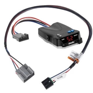 Trailer Brake Control for 18-21 Ford Expedition w/ Plug Play Wiring Adapter I-Command Draw-Tite Electric Proportional Trailer Brakes Module Box Controller