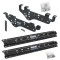 Reese Outboard Quick Install Rail Kit and 20K 5th Wheel Hitch For 99-10 Ford F250 F350 F450 Custom Fit No Drill Base Rails For 5th Wheel and Trailer Fifth