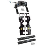 Reese Outboard Quick Install Rail Kit and 20K 5th Wheel Hitch For 19-23 Silverado 1500 New Body Custom Fit No Drill Base Rails For 5th Wheel and Trailer Fifth