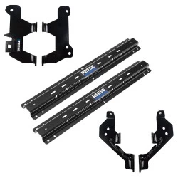 Reese Outboard Quick Install Rail Kit For 2019-2024 Ram 1500 New Body Custom Fit No Drill Base Rails For 5th Wheel and Gooseneck Trailer Hitch Fifth