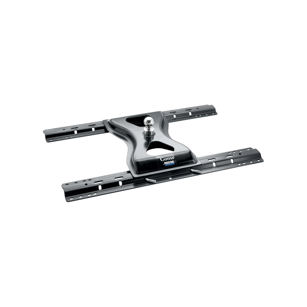 Reese Quick Install Rail Kit and 25K Gooseneck Hitch For 14-19 RAM 2500 Custom Fit No Drill Base Rails For Gooseneck Trailer