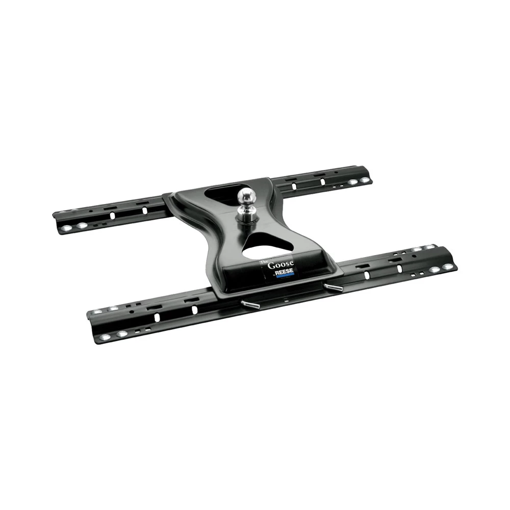Reese Quick Install Rail Kit and 25K Gooseneck Hitch For 14-19 RAM 2500 Custom Fit No Drill Base Rails For Gooseneck Trailer