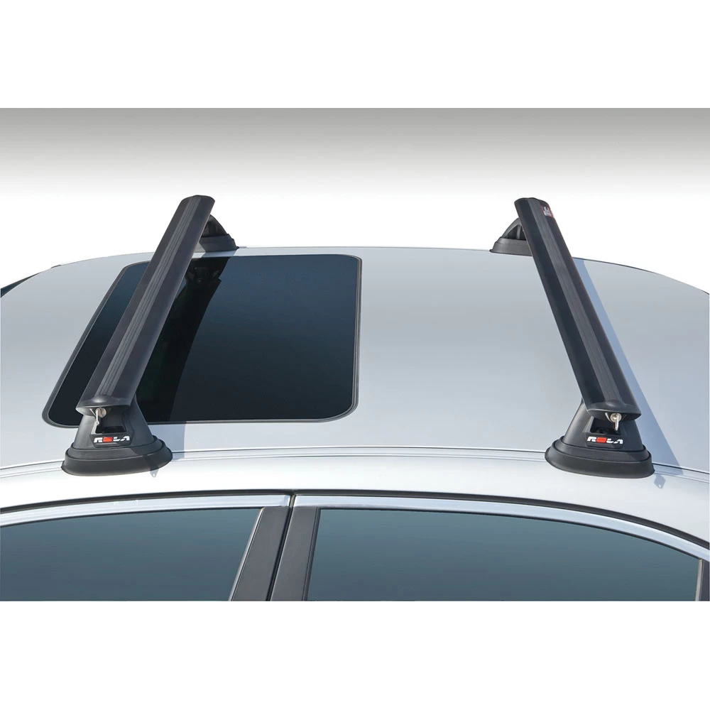 Rola Roof Rack fits 99-25 BMW 1 2 3 4 5 Series (Fixed Mounting Points) 12-21 Hyundai Accent Elantra GT 08-22 Subaru Impreza Outback WRX, Crosstrek Roof Rack Cross Bars Rola Easy Mount Roof Top