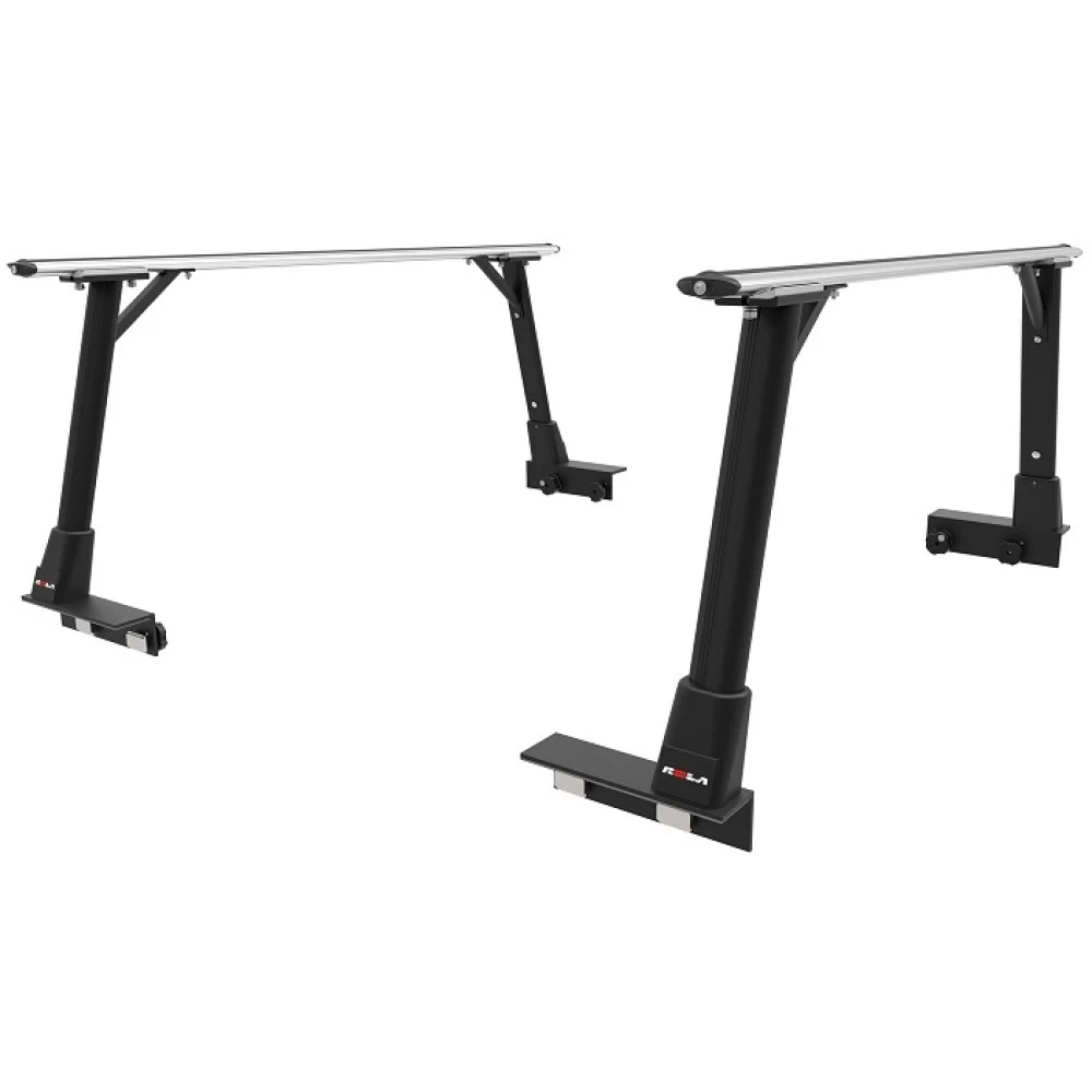 Rola Truck Bed Rack fits 05-24 Toyota Tacoma 07-26 Tundra 04-26 Nissan Titan with Utili-Track System Truck Bed Ladder Rack 2 Racks