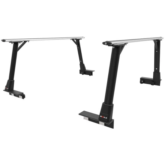 Rola Truck Bed Rack fits 05-24 Toyota Tacoma 07-26 Tundra 04-26 Nissan Titan with Utili-Track System Truck Bed Ladder Rack 2 Racks