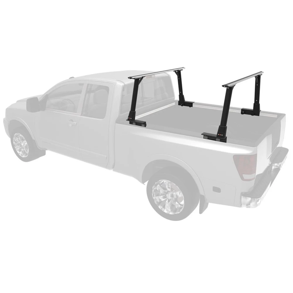 Rola Truck Bed Rack fits 05-24 Toyota Tacoma 07-26 Tundra 04-26 Nissan Titan with Utili-Track System Truck Bed Ladder Rack 2 Racks
