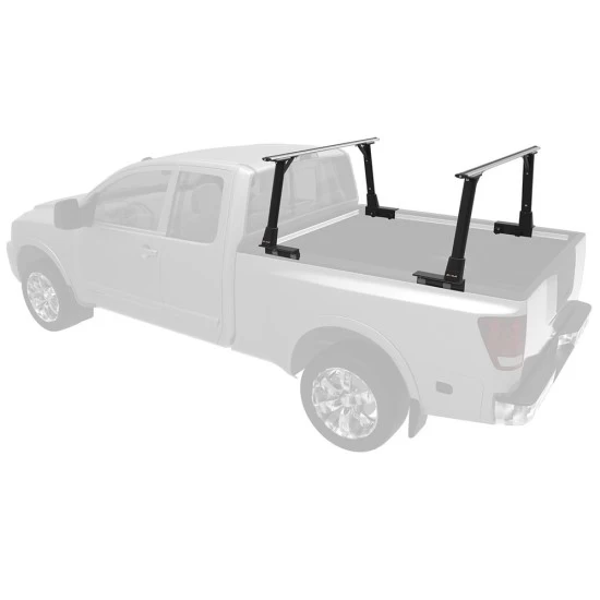 Rola Truck Bed Rack fits 05-24 Toyota Tacoma 07-26 Tundra 04-26 Nissan Titan with Utili-Track System Truck Bed Ladder Rack 2 Racks