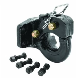 Draw-Tite 5 Ton Regular Pintle Hook Trailer Tow Hitch Receiver 10,000 lbs Grade 8 Hardware Heavy Duty