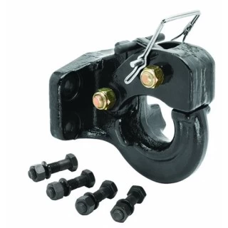 Draw-Tite 5 Ton Regular Pintle Hook Trailer Tow Hitch Receiver 10,000 lbs Grade 8 Hardware Heavy Duty