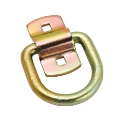 Forged Heavy Duty 12K D-Ring w/Bolt-On Bracket 1/2" Thick Rod Anchor Tie Down Truck Trailer