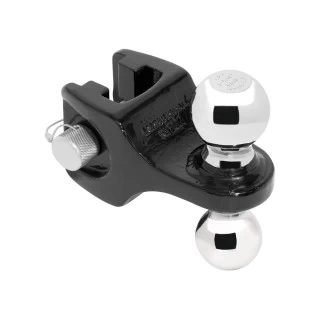 63076 Draw-Tite Trailer Hitch Ball Mount Accessory Adjustable Dual-Ball 14000 lbs. Capacity Black Adjustable Dual Ball Mount Draw-Bar 2" Tow Ball 10000 lbs 2-5/16" Ball 14000 lbs