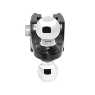 63076 Draw-Tite Trailer Hitch Ball Mount Accessory Adjustable Dual-Ball 14000 lbs. Capacity Black Adjustable Dual Ball Mount Draw-Bar 2" Tow Ball 10000 lbs 2-5/16" Ball 14000 lbs
