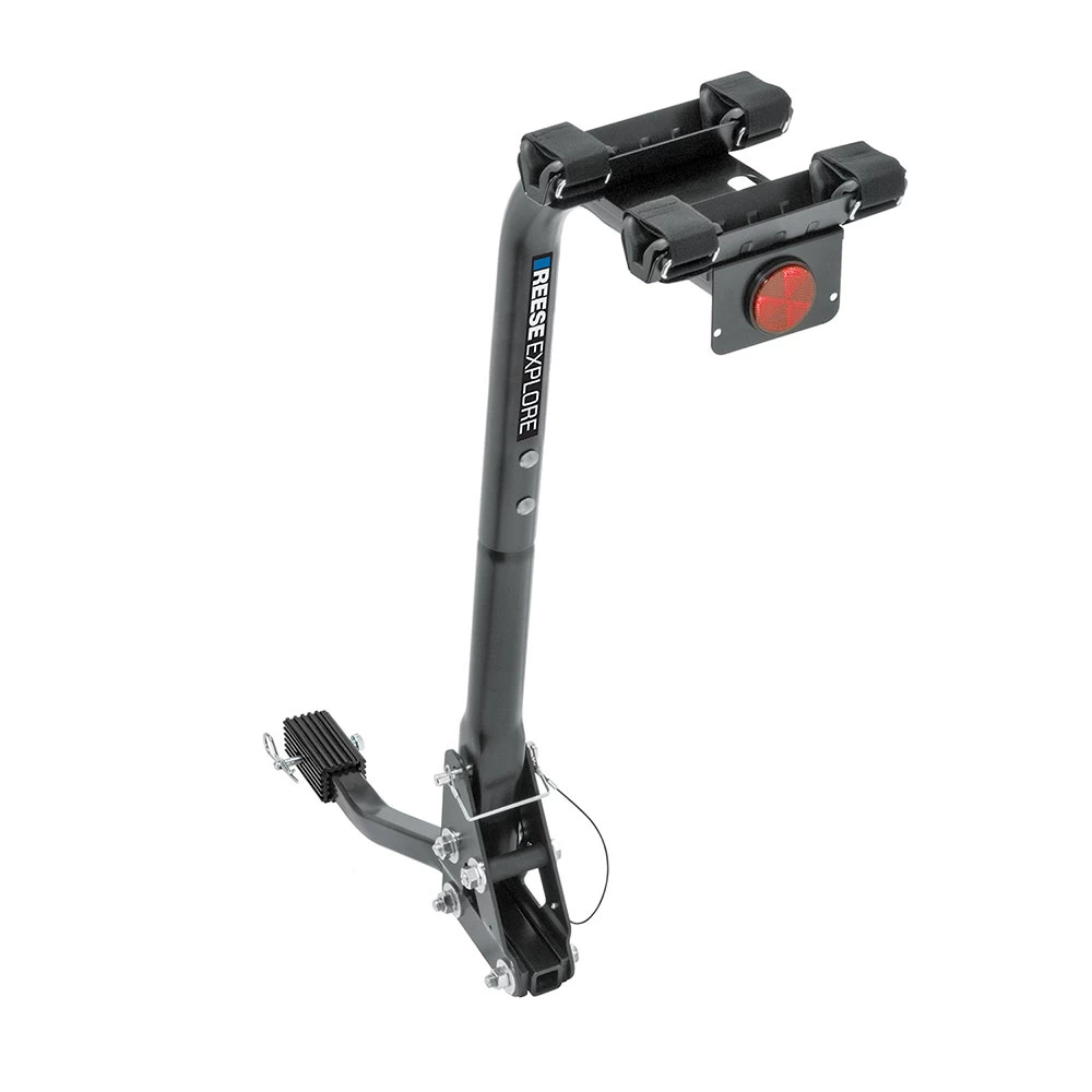 63120 Reese Explore Eclipse Trailer Hitch Bike Carrier 2-Bike 1-1/4 inch Receiver Pro Series Eclipse 2 Bike Rack Carrier Rear Hitch Mount 1-1/4" w/ Tilt Car Truck SUV Adult or Child