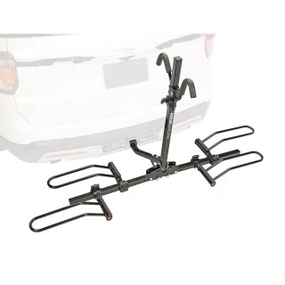 Trailer Tow Hitch For 16-19 VW Golf SportWagen 2015 TDI & Turbo Gas 17-19 Golf Alltrack Platform Style 2 Bike Rack w/ Hitch Lock and Cover