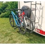 Trailer Tow Hitch For 13-16  Dodge Dart Platform Style 2 Bike Rack w/ Hitch Lock and Cover
