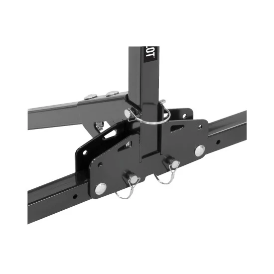 Pro Series Q-Slot 4 Bike Rack Carrier Rear Hitch Mount 2 Inch Rail Rack Platform Style Truck SUV Adult or Child
