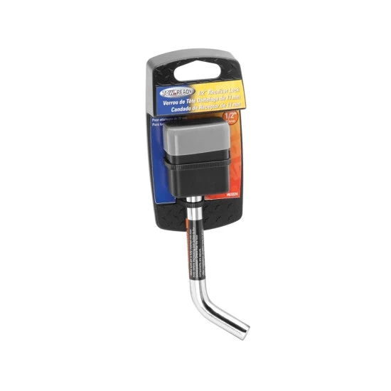 63224 Draw-Tite Trailer Hitch Lock Fits 1-1/4 inch Receiver 1/2 inch Pin Diameter Bent Pin Trailer Hitch Lock Tongue Tow Receiver Padlock Style 1/2" Pin Fits 1-1/4" Receivers
