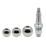 63803 Draw-Tite Interchangeable Trailer Hitch Ball 8000 lbs. Capacity Chrome Interchangeable Trailer Hitch Ball 1" Shank 1-7/8" 2" and 2-5/16" Balls 8000 lbs. Tow