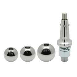 Interchangeable Trailer Hitch Ball 1" Shank 1-7/8" 2" and 2-5/16" Balls 8000 lbs. Tow