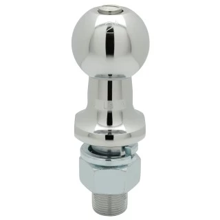 63803 Draw-Tite Interchangeable Trailer Hitch Ball 8000 lbs. Capacity Chrome Interchangeable Trailer Hitch Ball 1" Shank 1-7/8" 2" and 2-5/16" Balls 8000 lbs. Tow