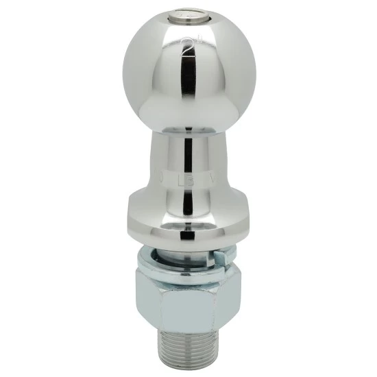 63803 Draw-Tite Interchangeable Trailer Hitch Ball 8000 lbs. Capacity Chrome Interchangeable Trailer Hitch Ball 1" Shank 1-7/8" 2" and 2-5/16" Balls 8000 lbs. Tow
